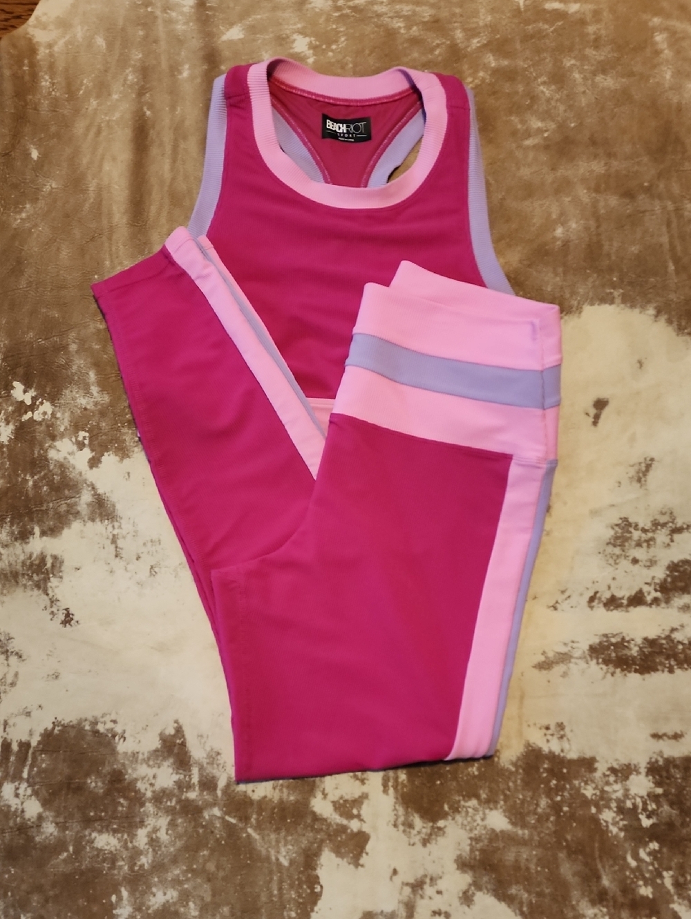 Beach Riot Set Leggings And Sports Bra. XL